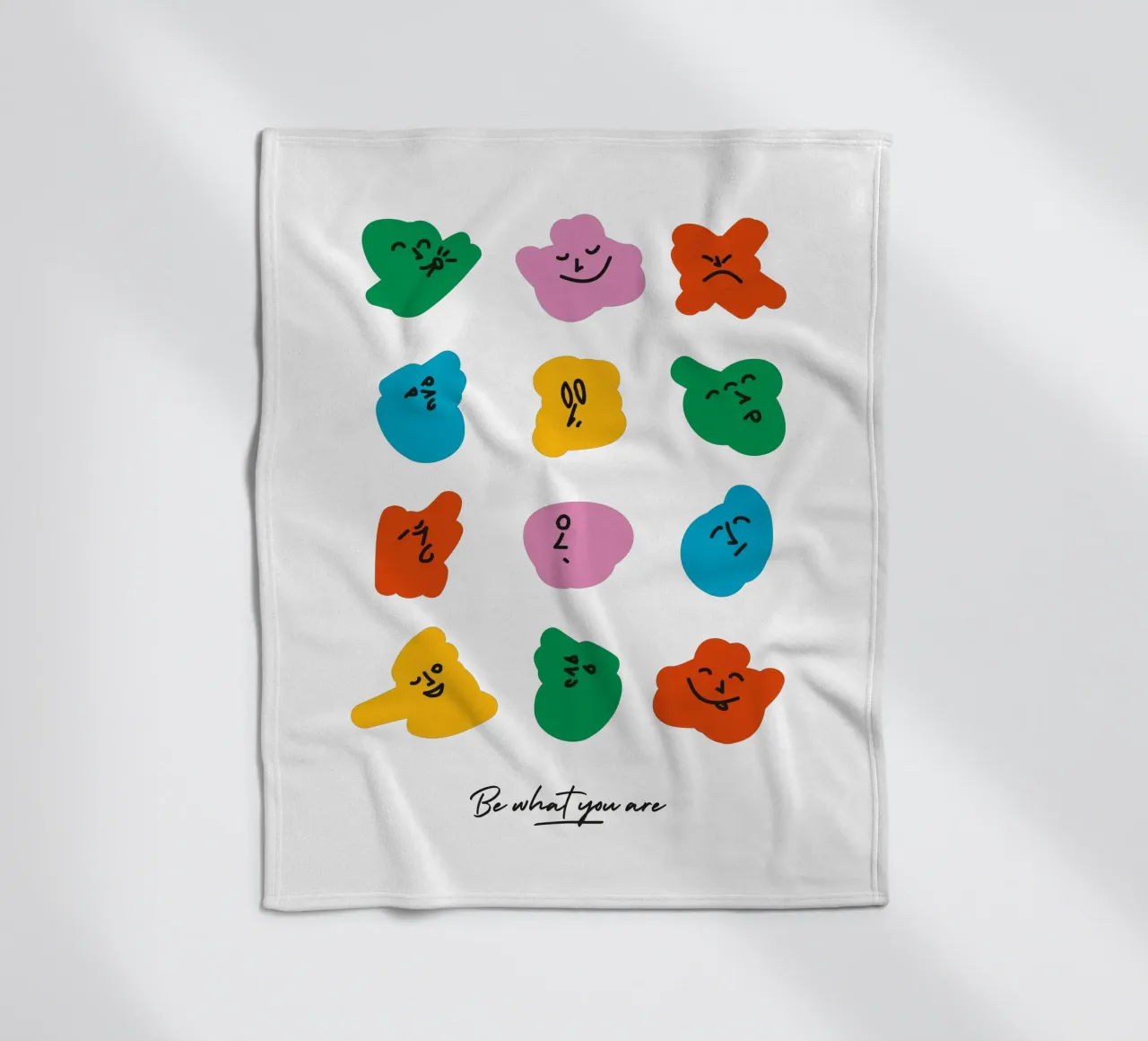 Be what you are coperta in pile da Tamsen Design