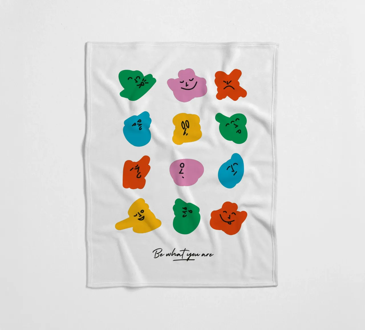 Be what you are coperta in pile da Tamsen Design