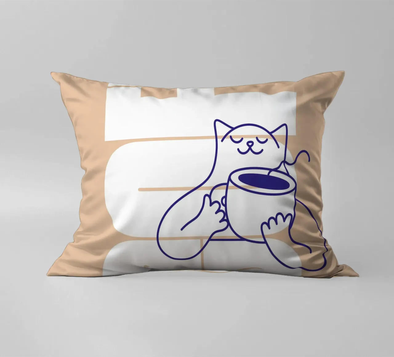 Coffee Please cuscino da Tamsen Design
