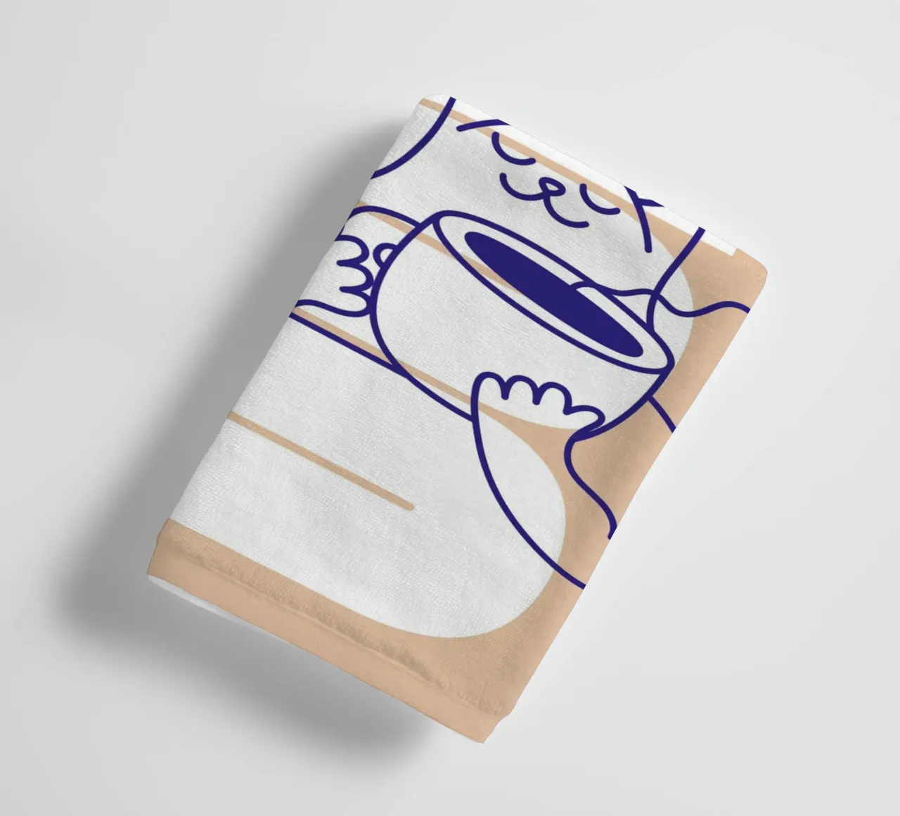 Coffee Please asciugamano da bagno da Tamsen Design
