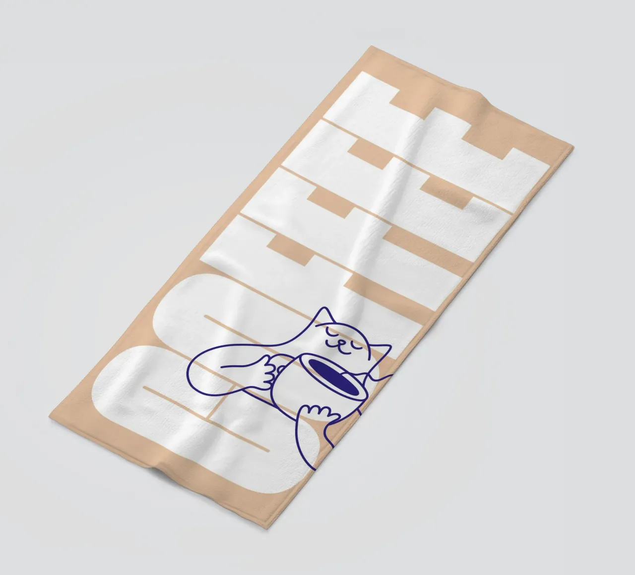 Coffee Please telo mare da Tamsen Design