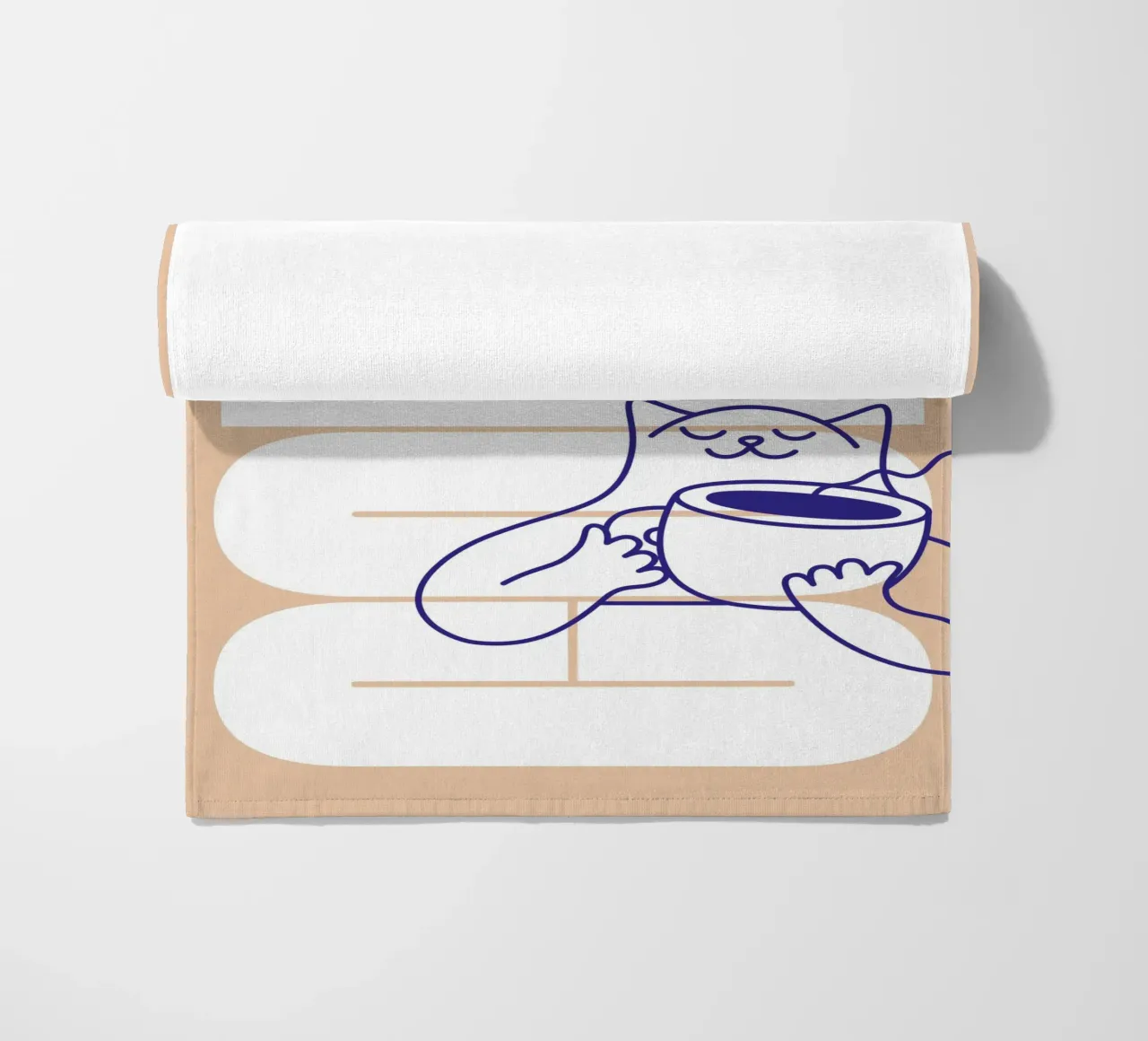 Coffee Please telo mare da Tamsen Design