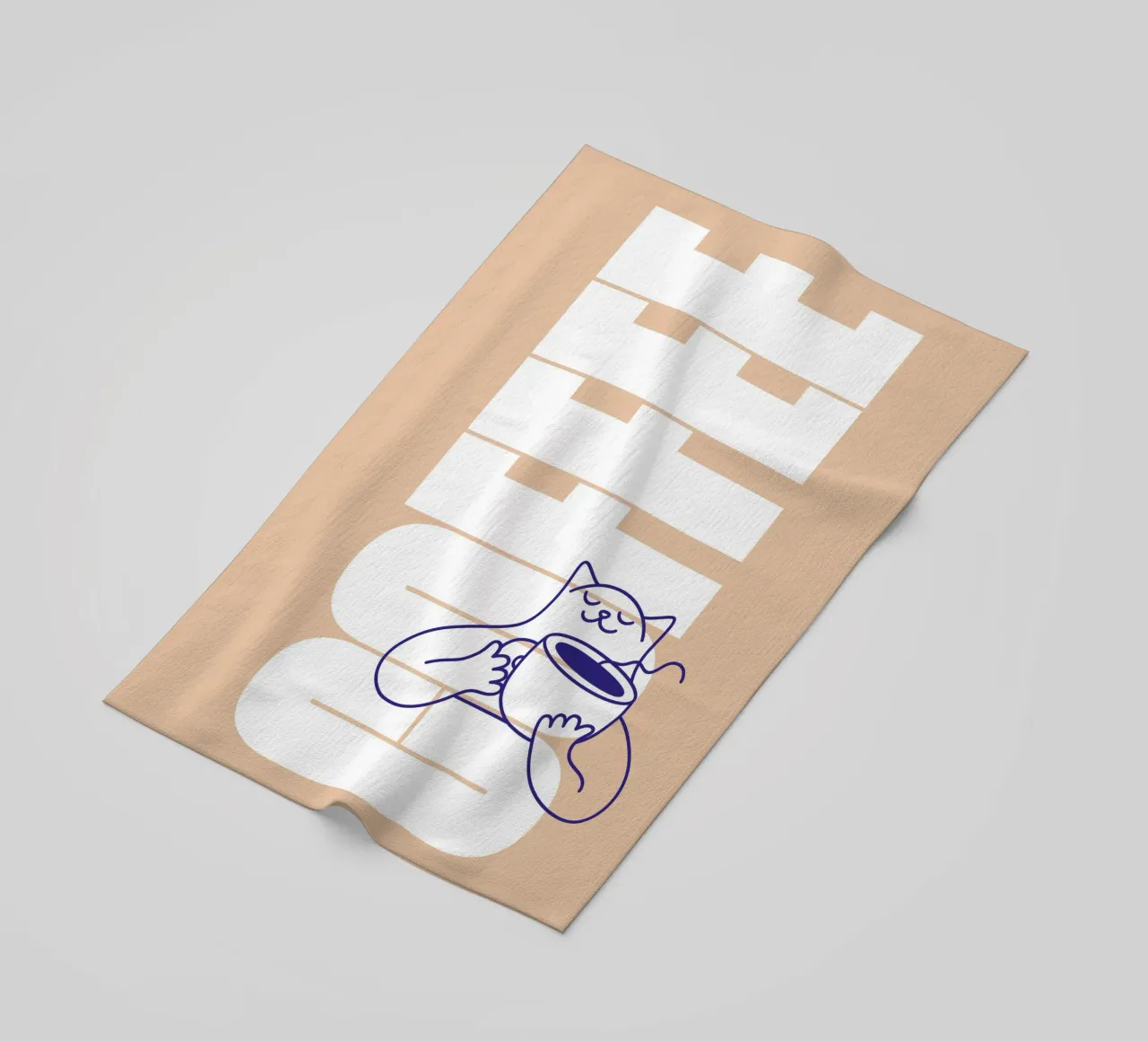 Coffee Please telo mare da Tamsen Design