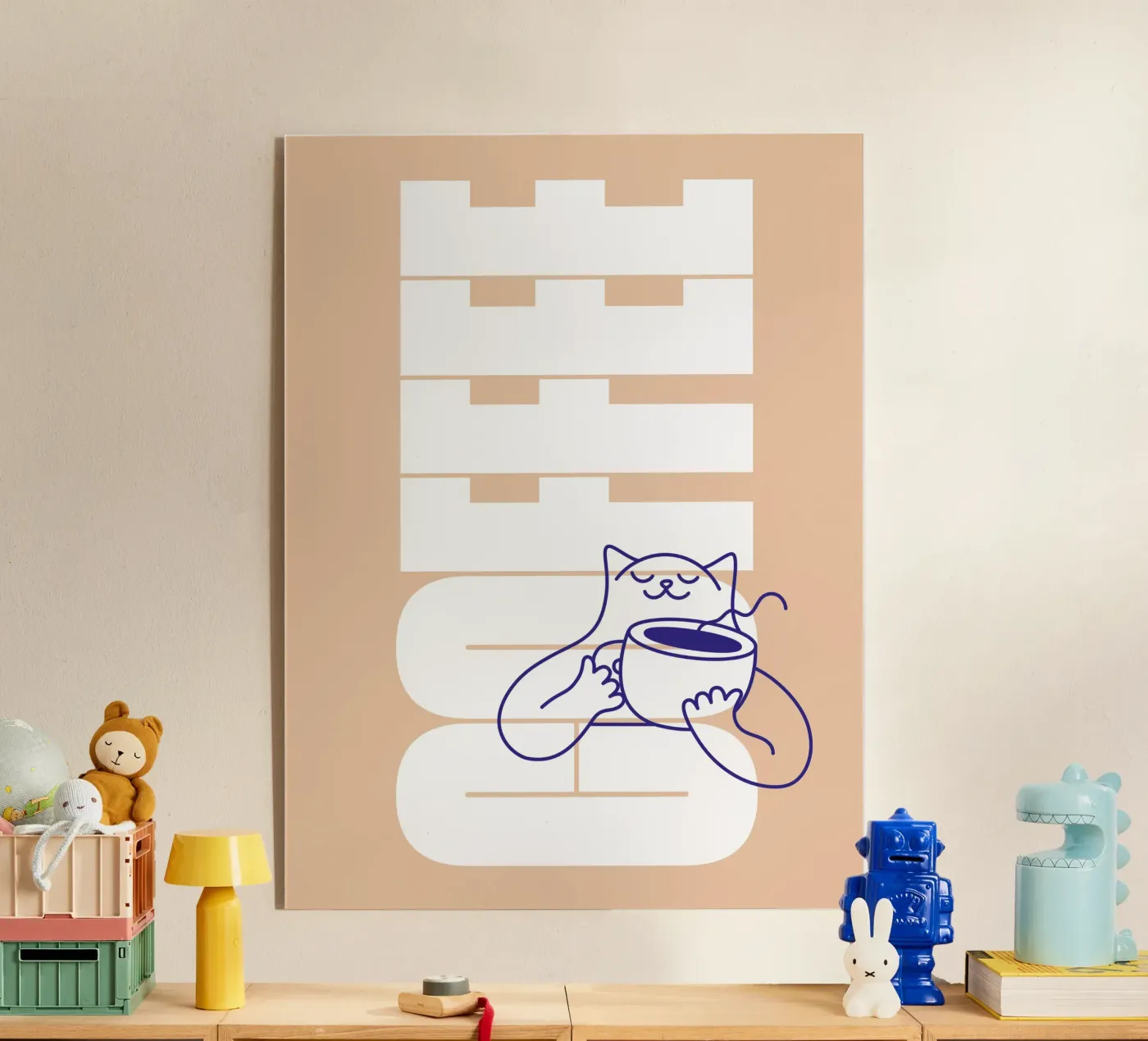 Coffee Please acryl van Tamsen Design