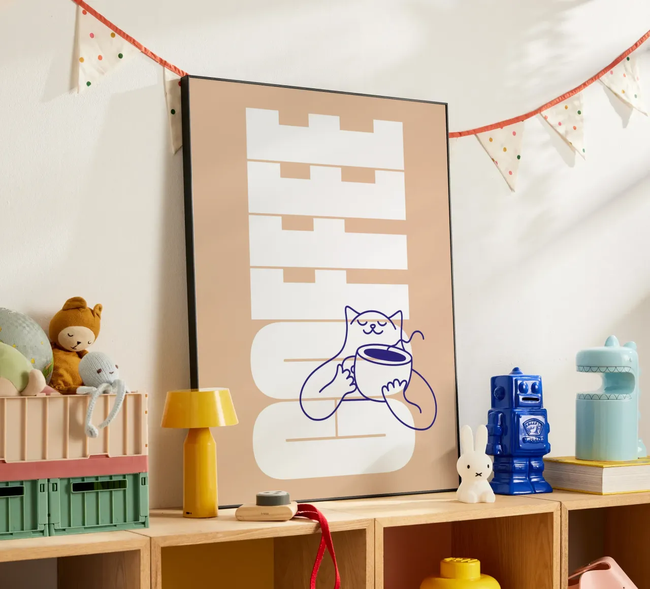 Coffee Please alluminio dibond da Tamsen Design
