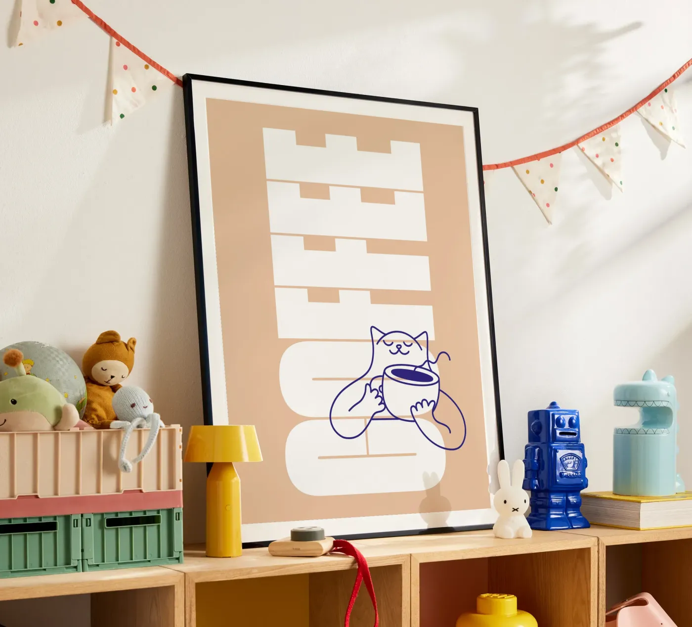 Coffee Please poster by Tamsen Design