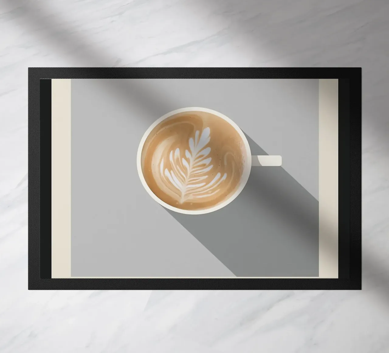 Poster sul caffè Flat White zerbino da stewar