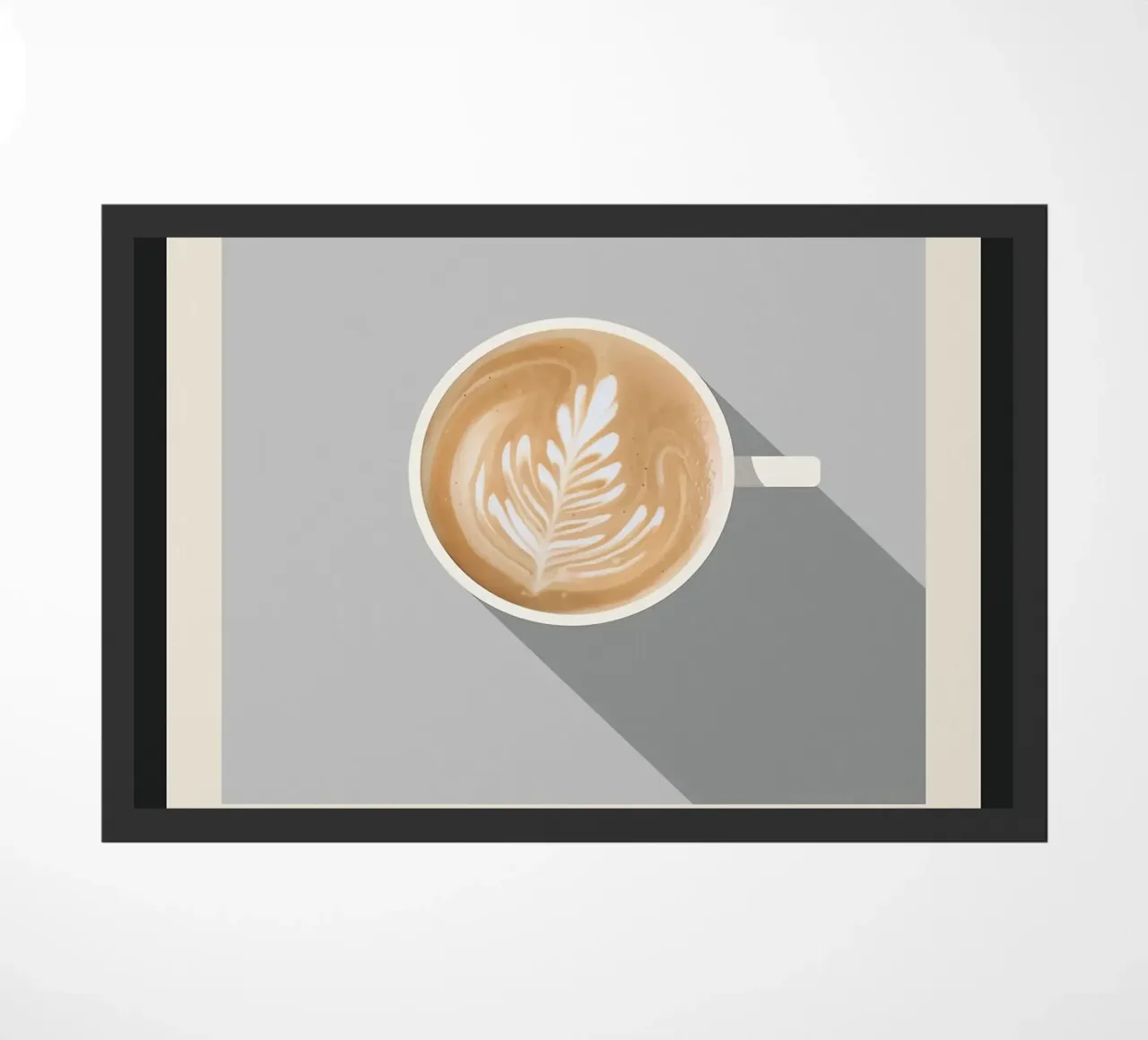 Poster sul caffè Flat White zerbino da stewar