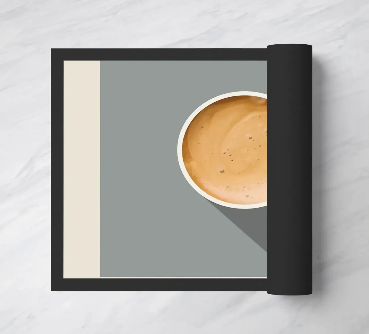 Poster sul caffè francese Cafe Au Lait zerbino da stewar