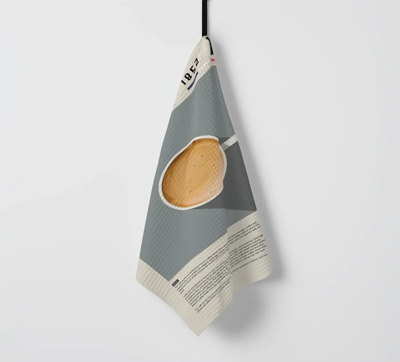 Poster sul caffè francese Cafe Au Lait canovaccio da cucina da stewar