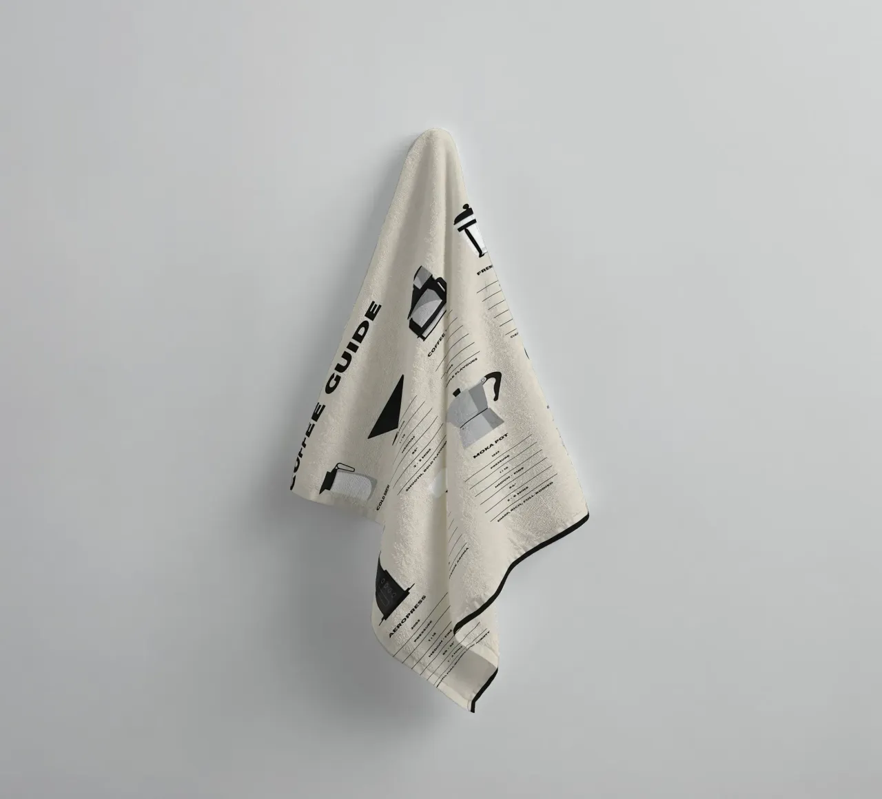 Coffee How To Brew It towel by stewar