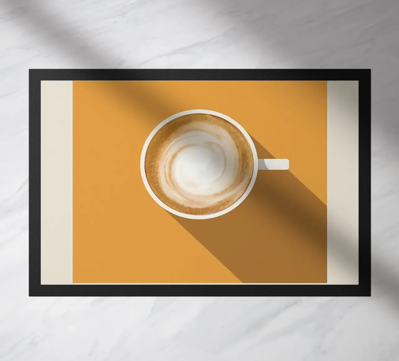 Poster sul caffè spagnolo Con Leche zerbino da stewar
