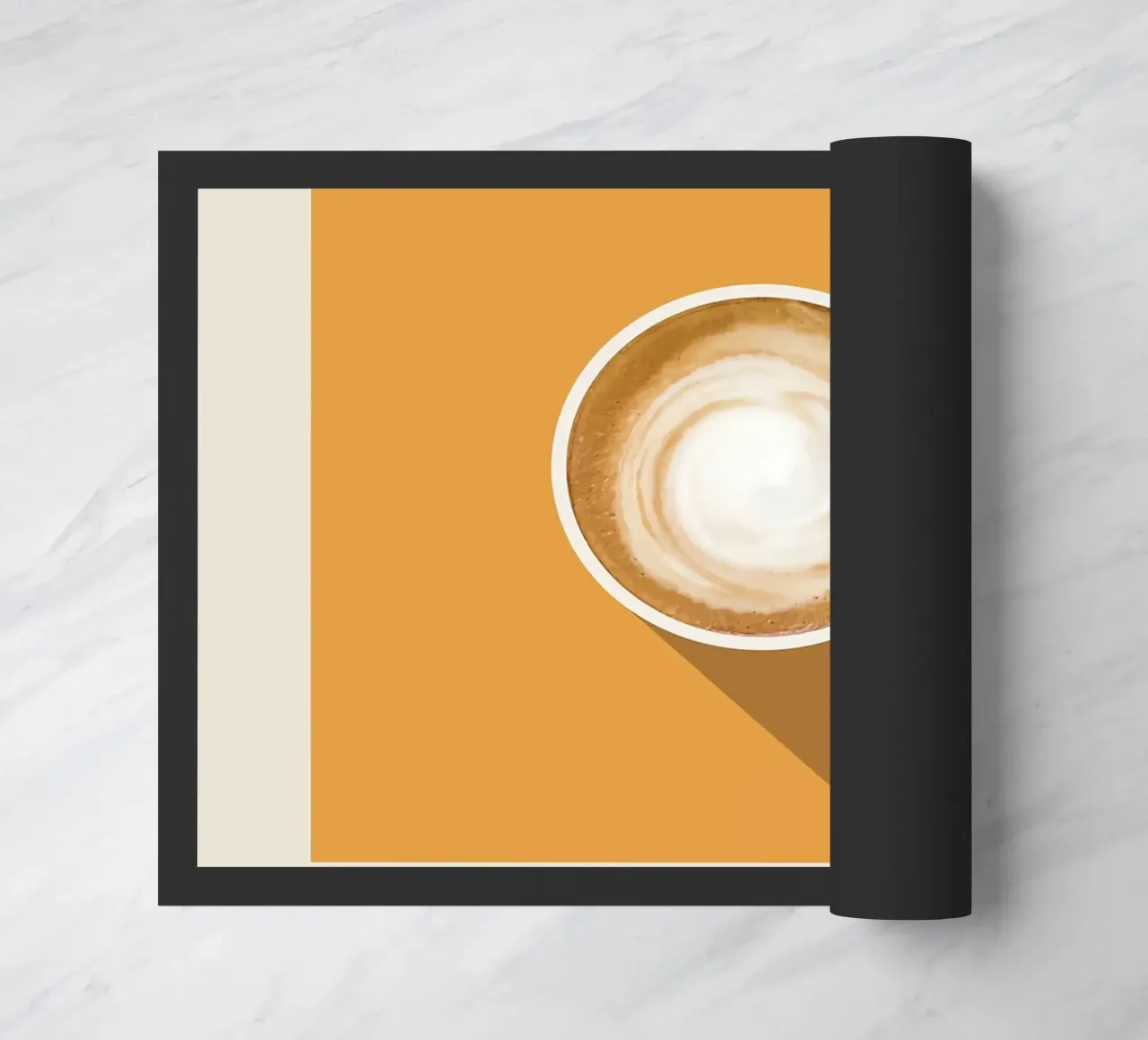 Poster sul caffè spagnolo Con Leche zerbino da stewar