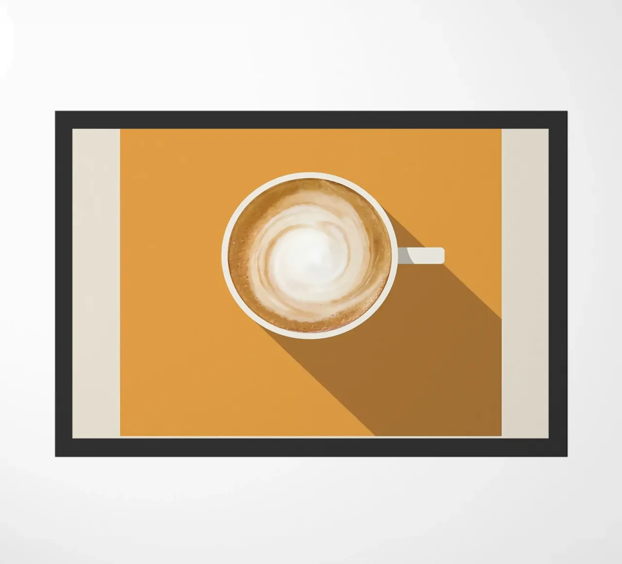Poster sul caffè spagnolo Con Leche zerbino da stewar