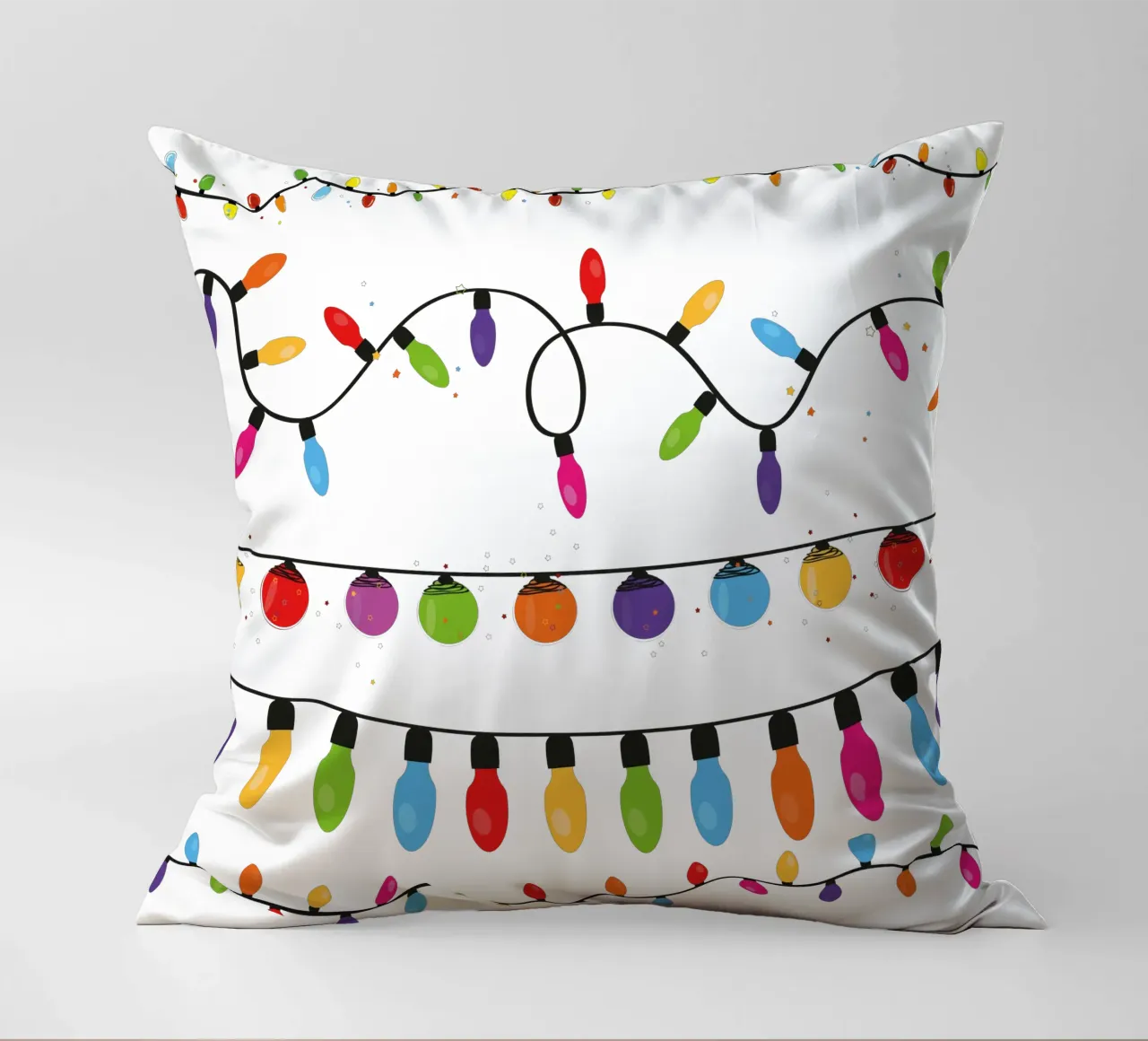 Collezione di lampadine. Set di luci natalizie cuscino da gulsengunel