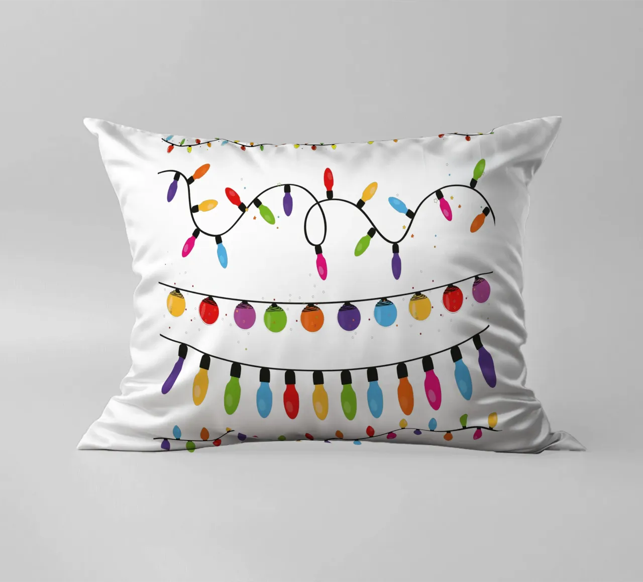 Collezione di lampadine. Set di luci natalizie cuscino da gulsengunel