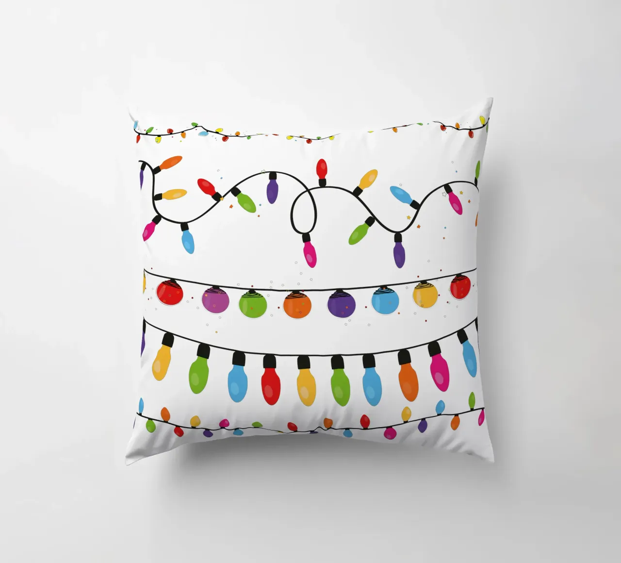 Collezione di lampadine. Set di luci natalizie cuscino da gulsengunel