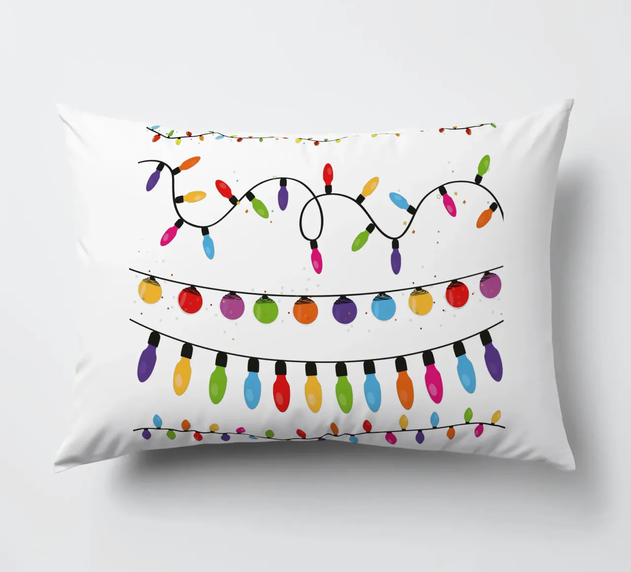 Collezione di lampadine. Set di luci natalizie cuscino da gulsengunel