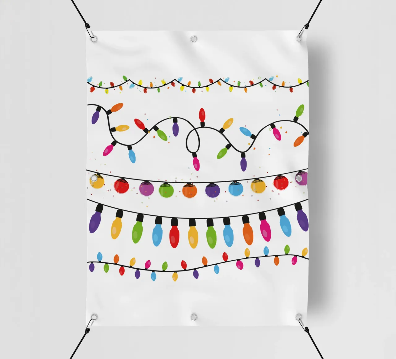 Collezione di lampadine. Set di luci natalizie telo in pvc da gulsengunel