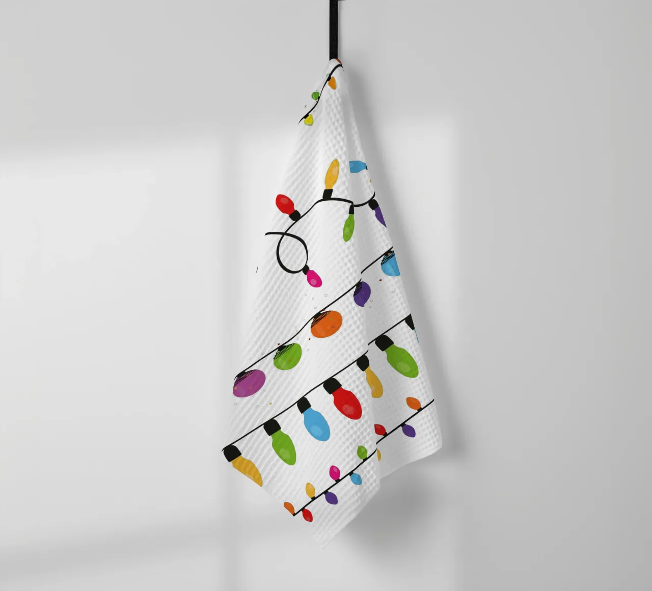 Collezione di lampadine. Set di luci natalizie canovaccio da cucina da gulsengunel