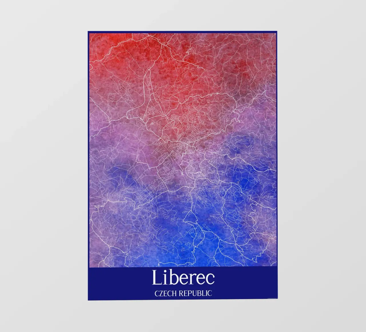 Liberec CZECH REPUBLIC pellicola backlit da WorldPrint