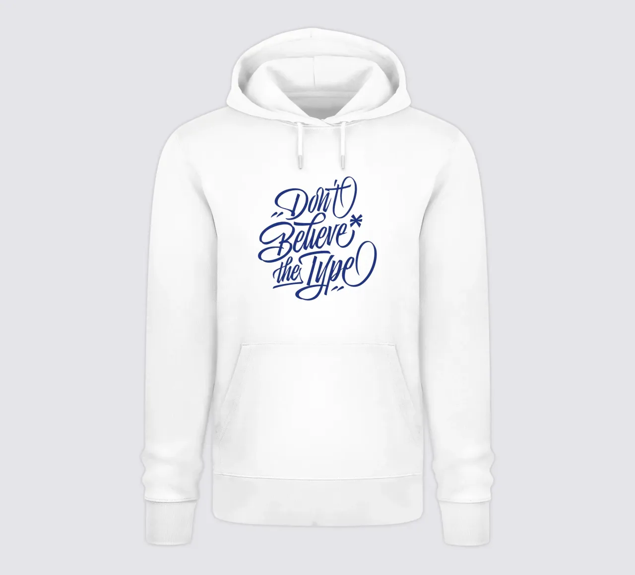 Don't believe the Type felpa con cappuccio da Tamsen Design