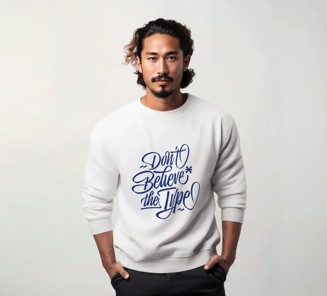 Don't believe the Type sweatshirt by Tamsen Design