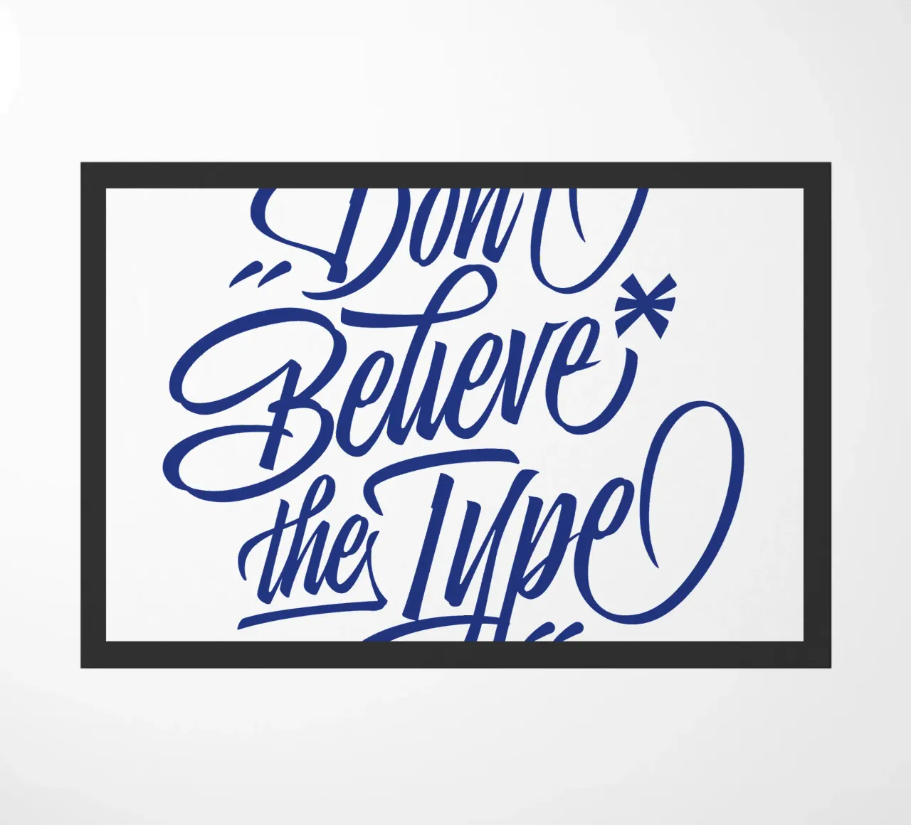 Don't believe the Type zerbino da Tamsen Design