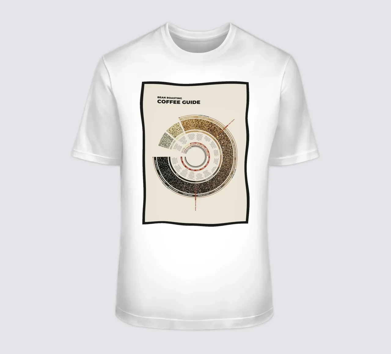 Guida alla tostatura del caffè in grani t-shirt da stewar