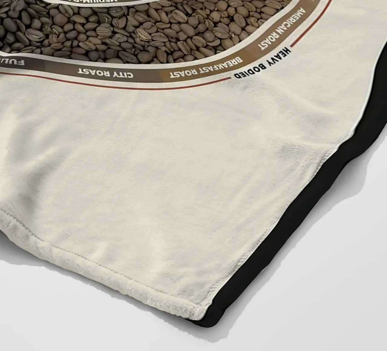 Guida alla tostatura del caffè in grani coperta in pile da stewar