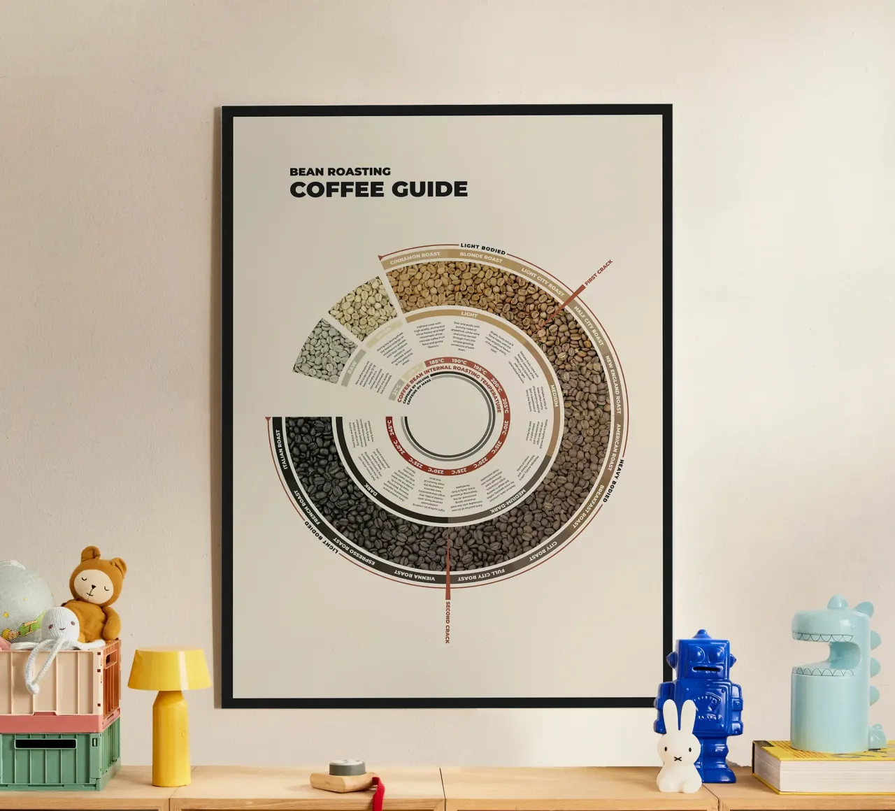 Guida alla tostatura del caffè in grani plexiglass da stewar
