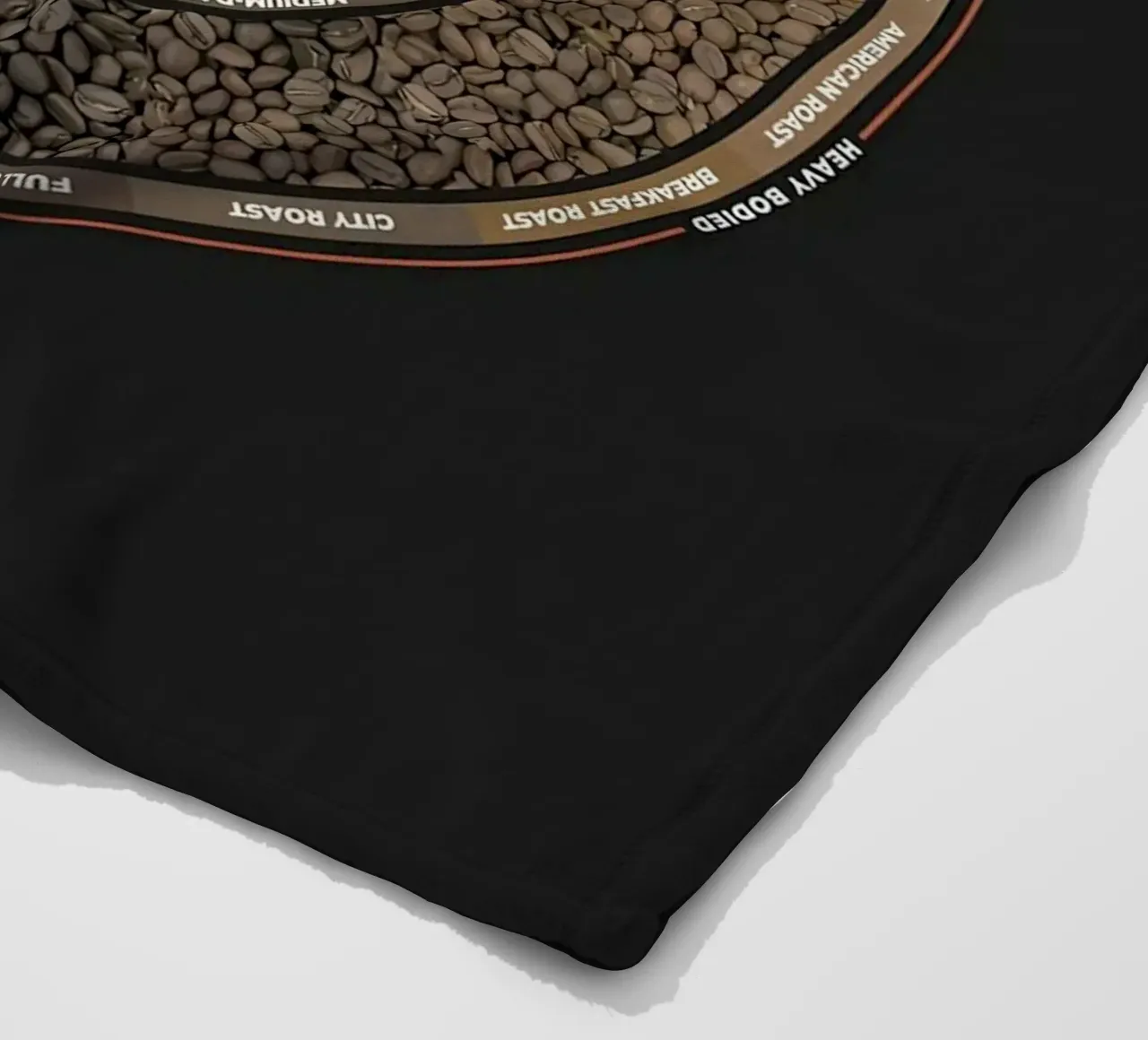 Guida alla tostatura del caffè in grani coperta in pile da stewar