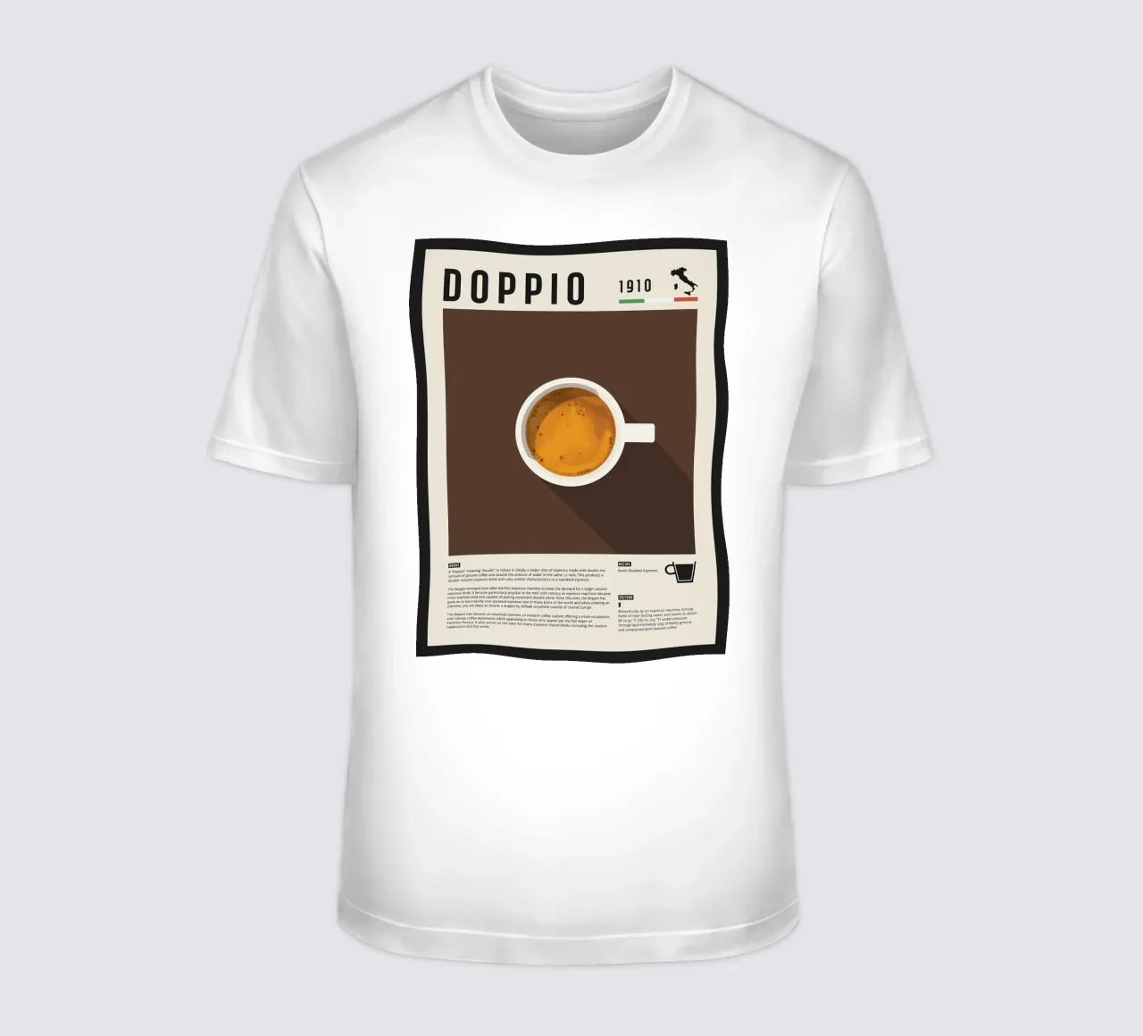 Doppio Espresso Poster t-shirt da stewar
