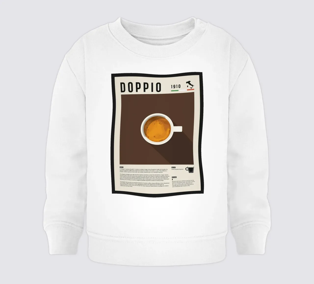 Doppio Espresso Poster felpa neonato da stewar