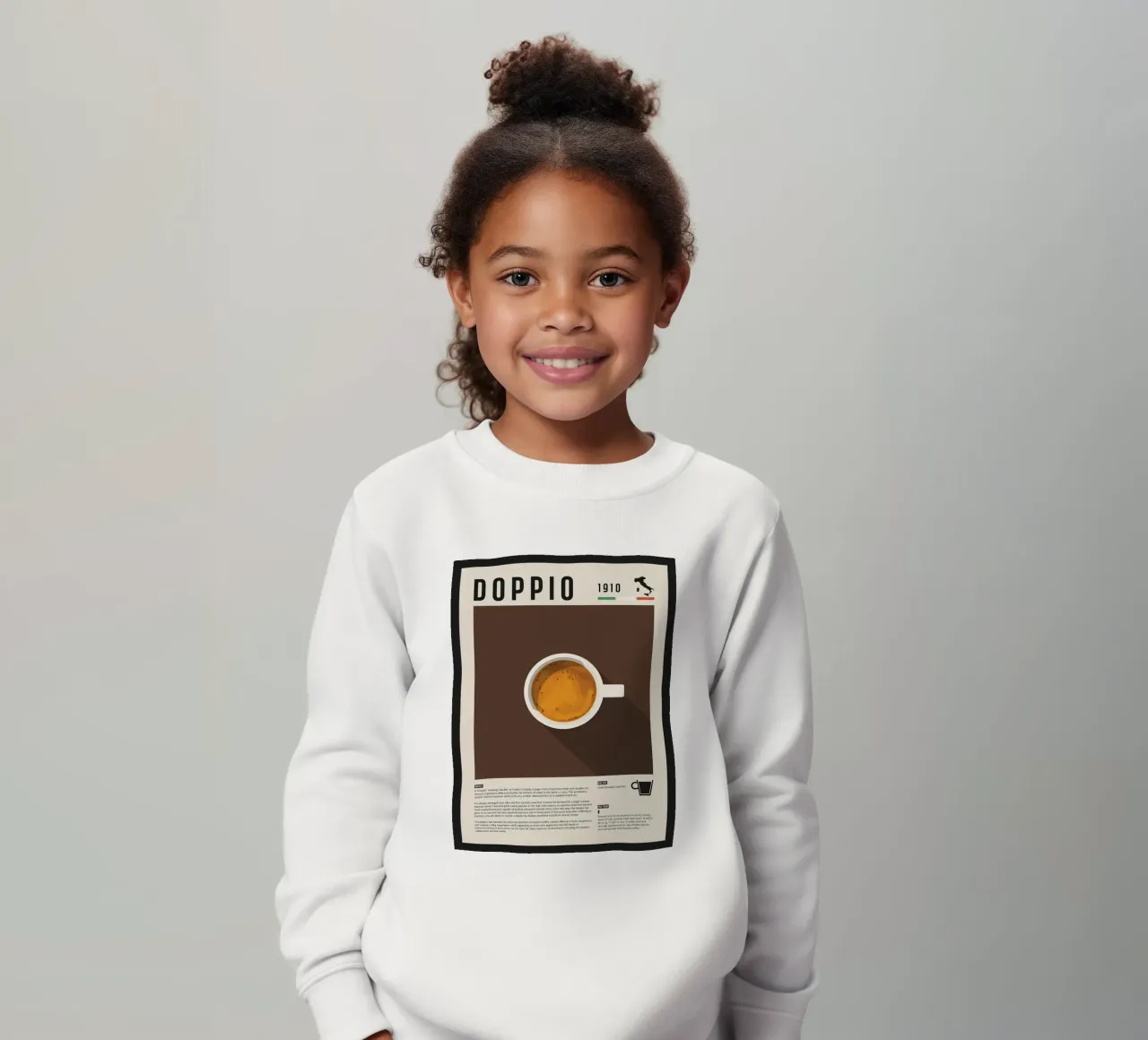Doppio Espresso Poster felpa bambino da stewar