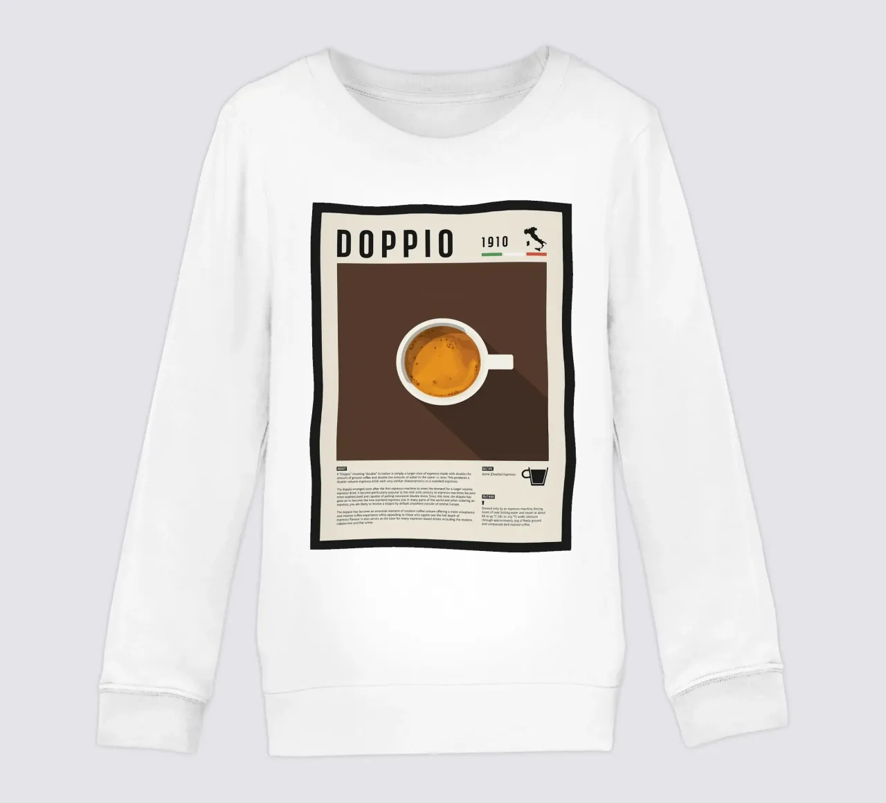 Doppio Espresso Poster felpa bambino da stewar