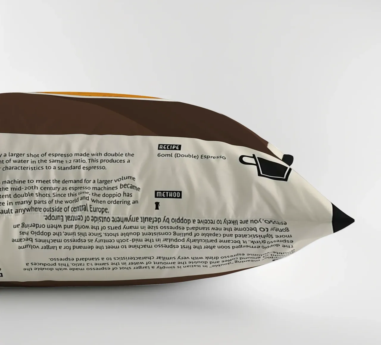 Doppio Espresso Poster cuscino da stewar