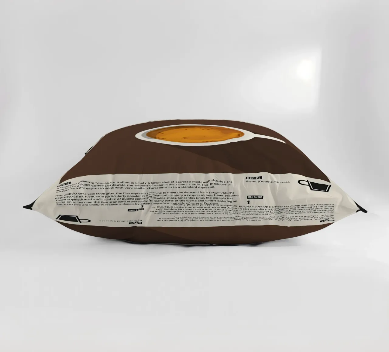 Doppio Espresso Poster cuscino da stewar