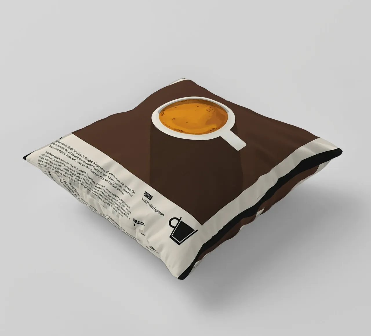 Doppio Espresso Poster cuscino da stewar
