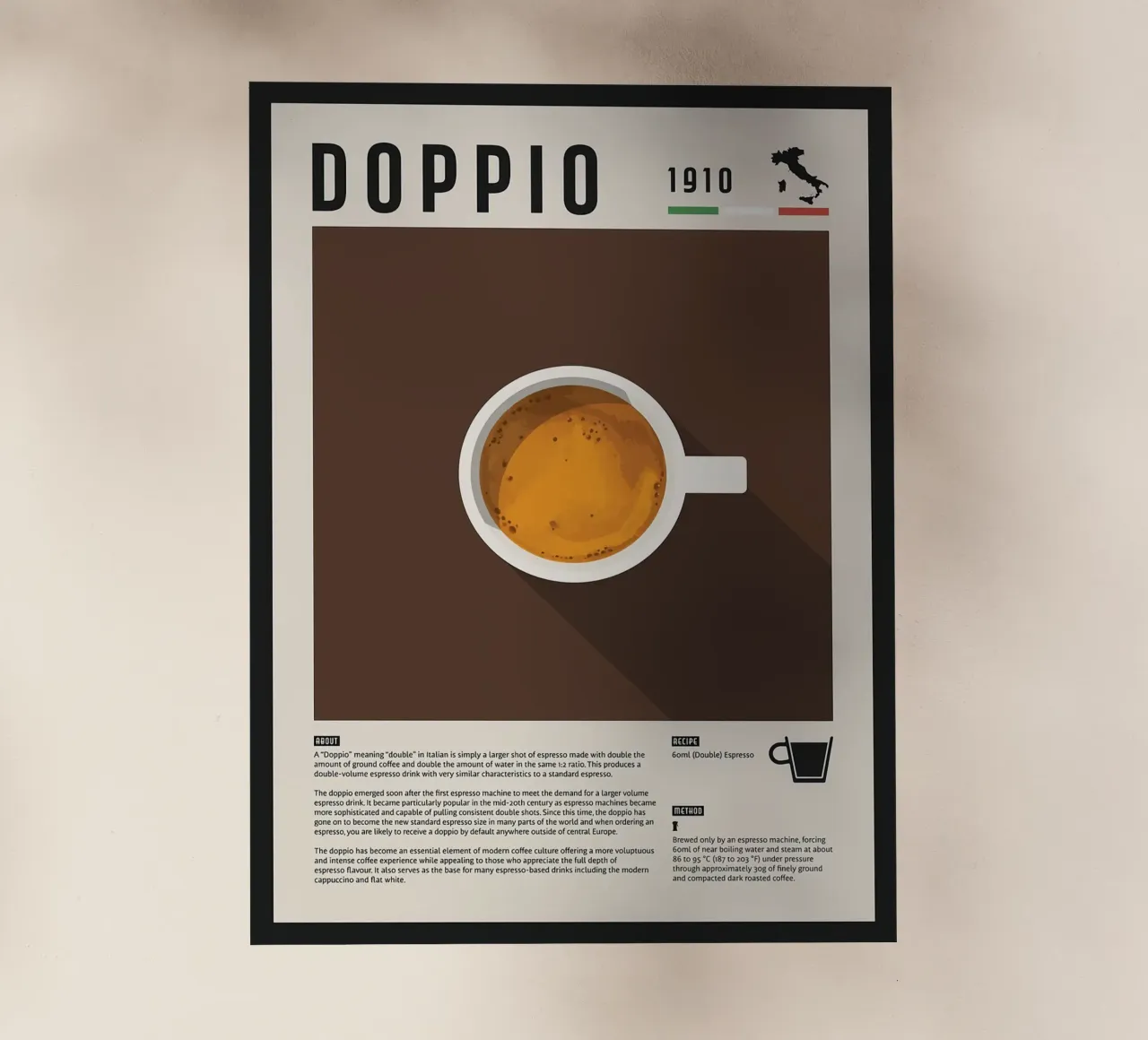 Doppio Espresso Poster pellicola backlit da stewar