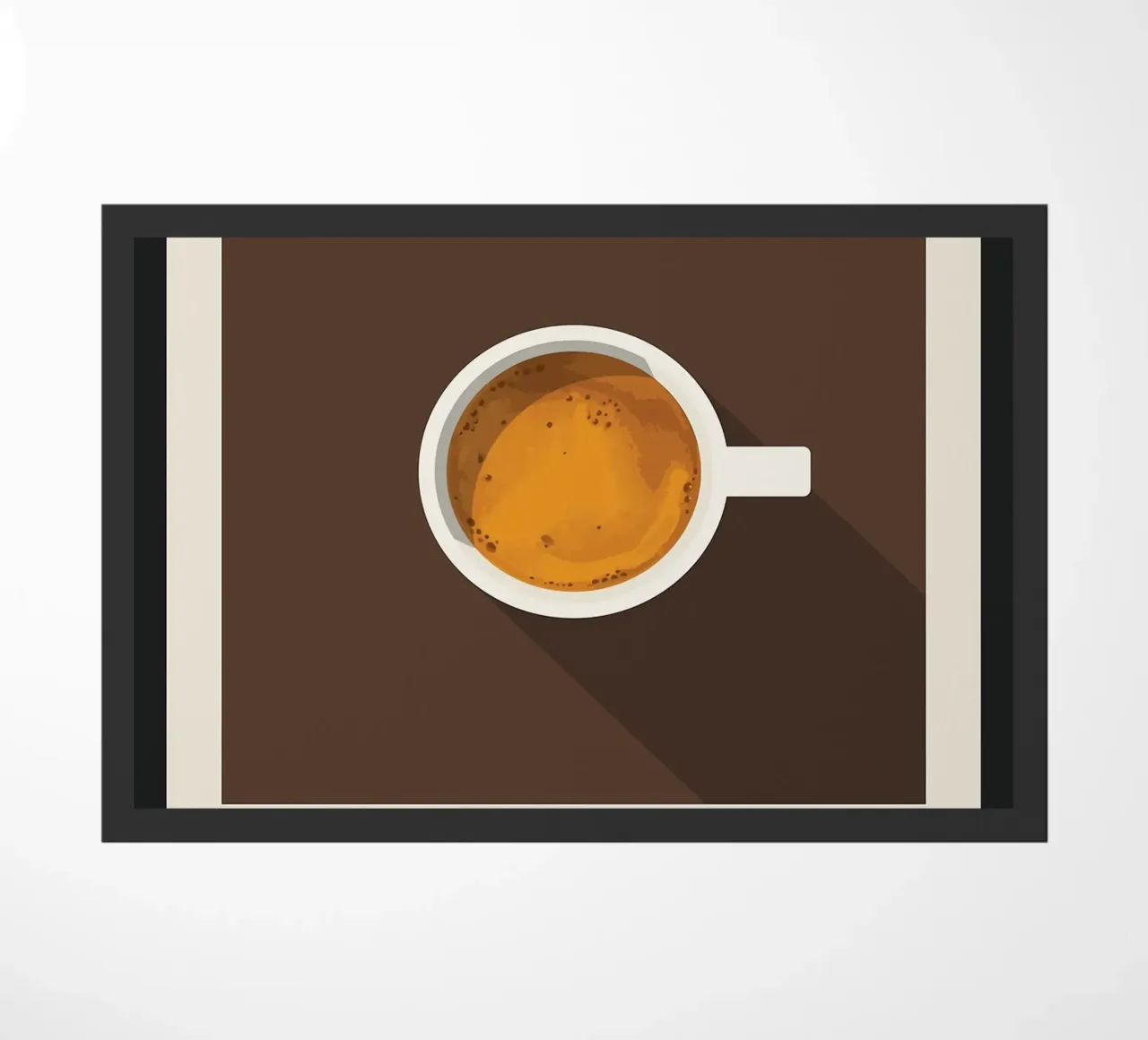 Doppio Espresso Poster zerbino da stewar