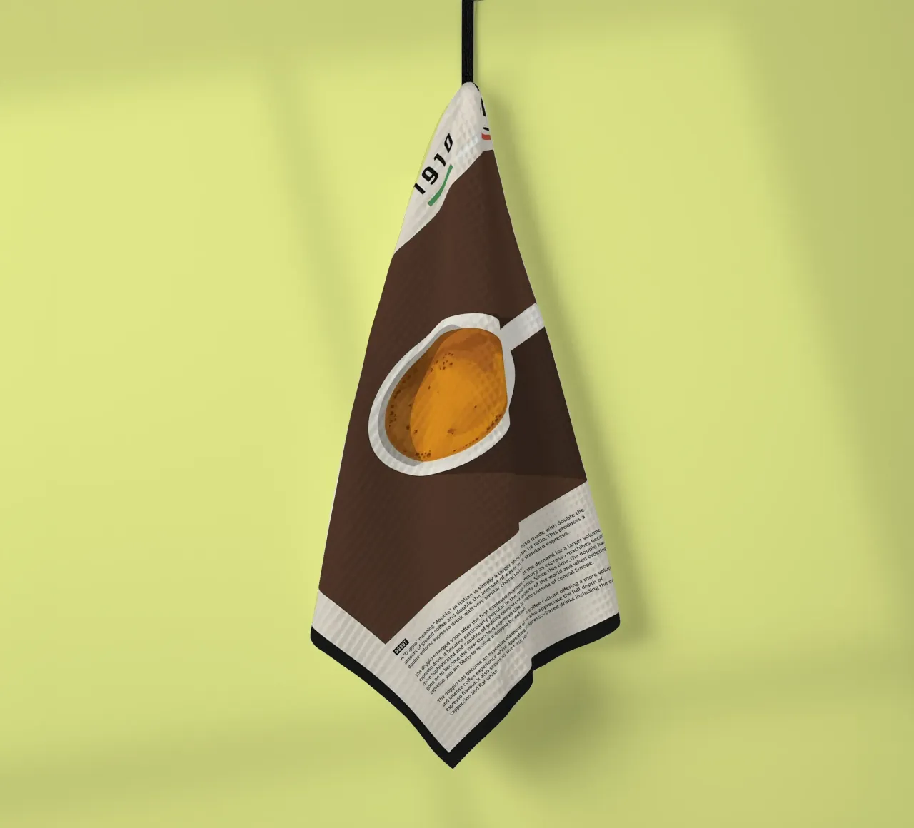 Doppio Espresso Poster canovaccio da cucina da stewar