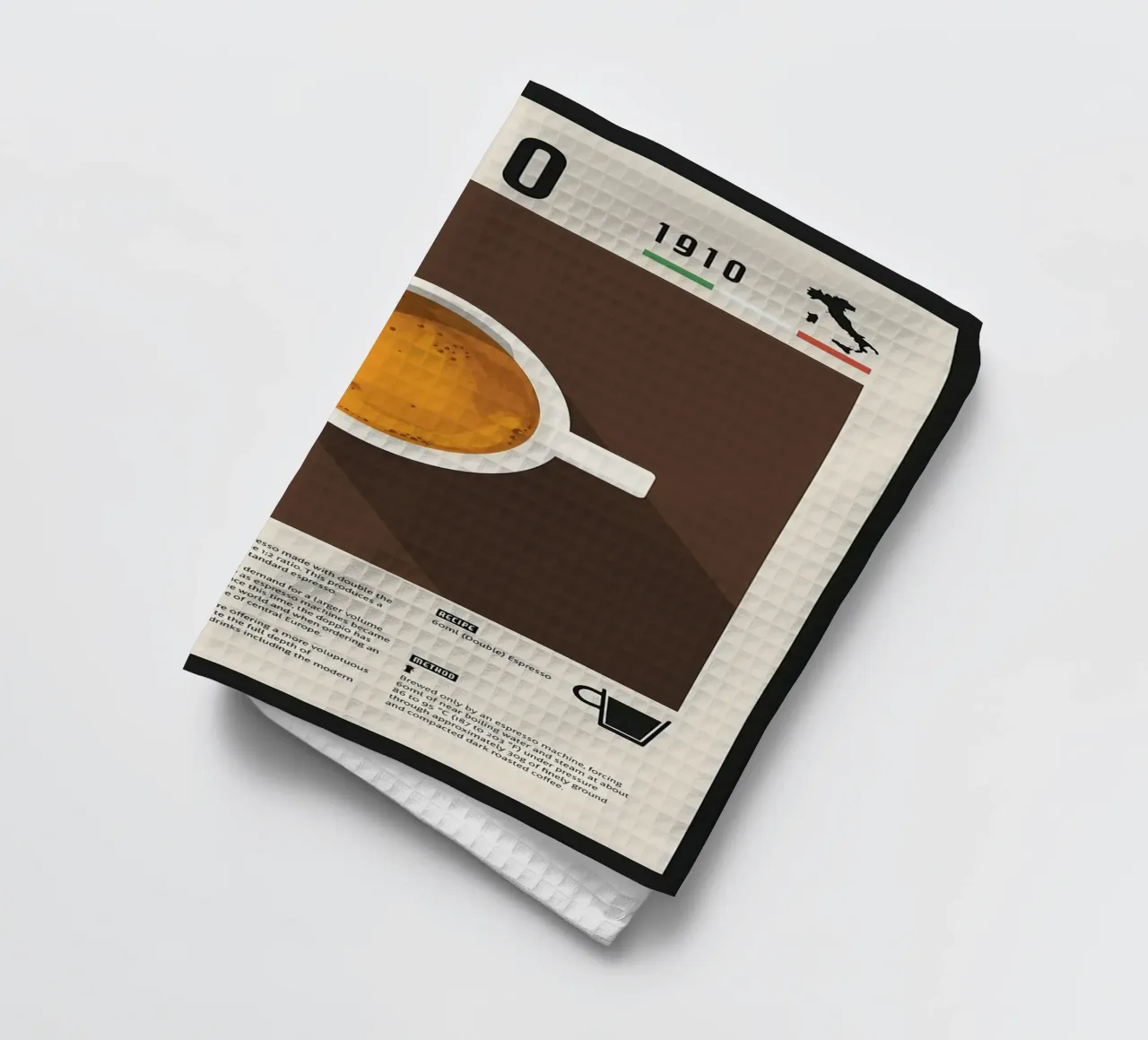 Doppio Espresso Poster canovaccio da cucina da stewar