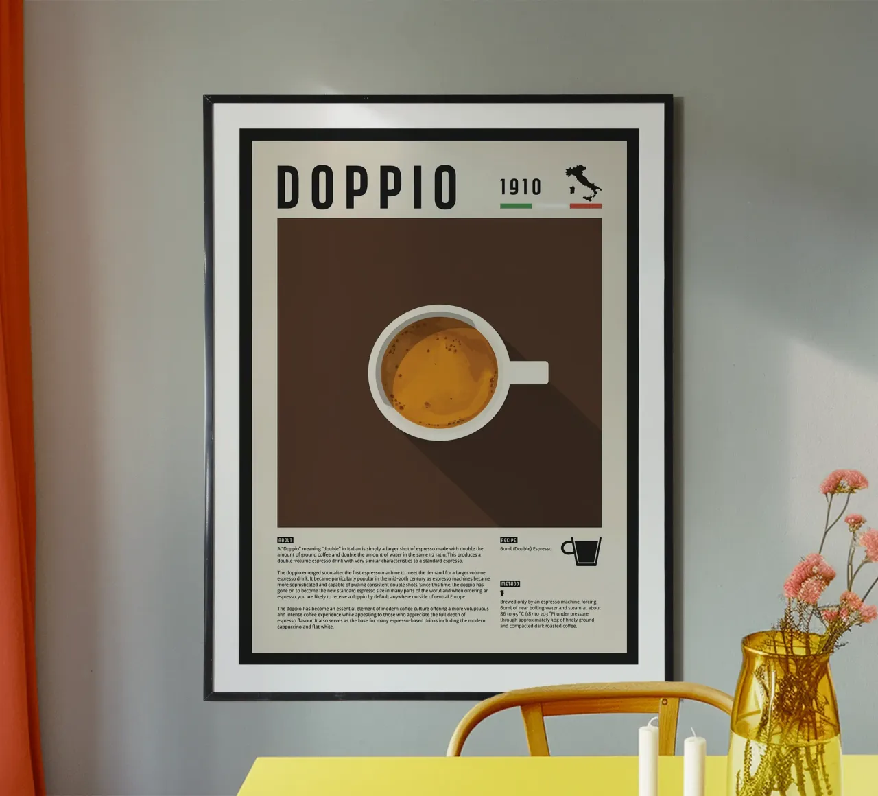 Doppio Espresso Poster carta hahnemühle da stewar