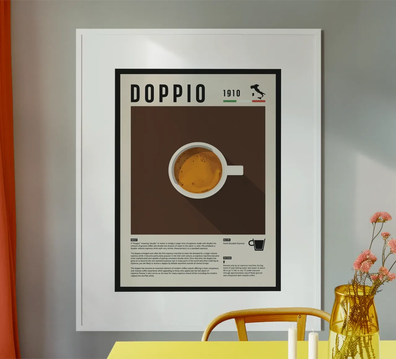 Doppio Espresso Poster carta hahnemühle da stewar