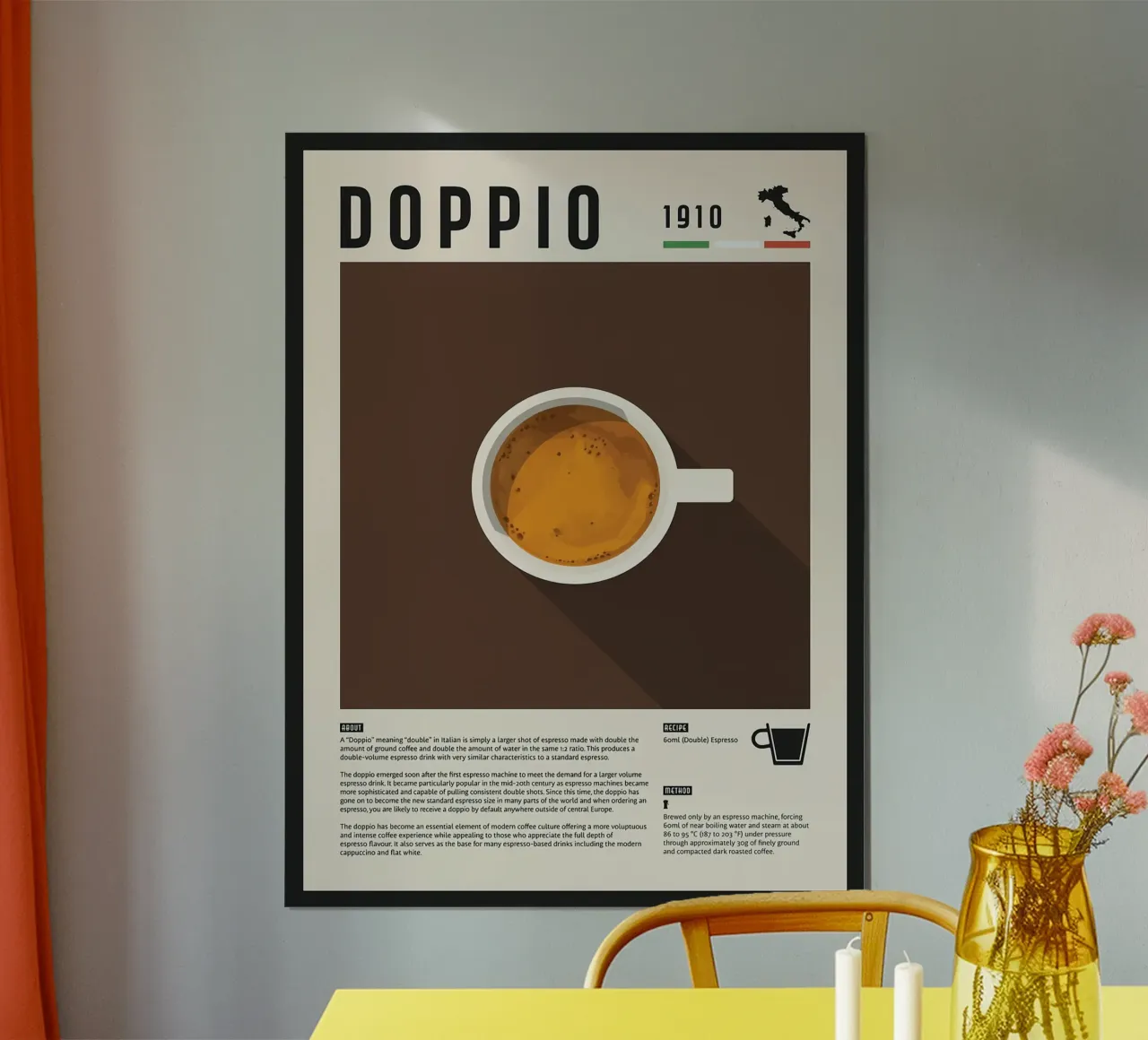 Doppio Espresso Poster carta hahnemühle da stewar
