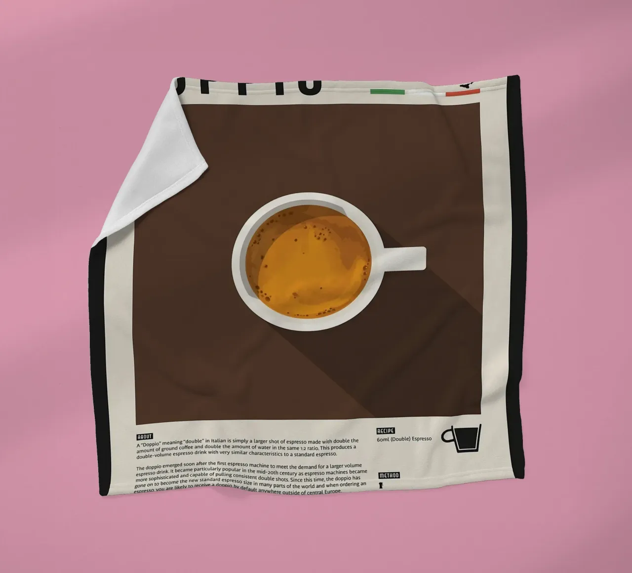 Doppio Espresso Poster coperta in pile da stewar