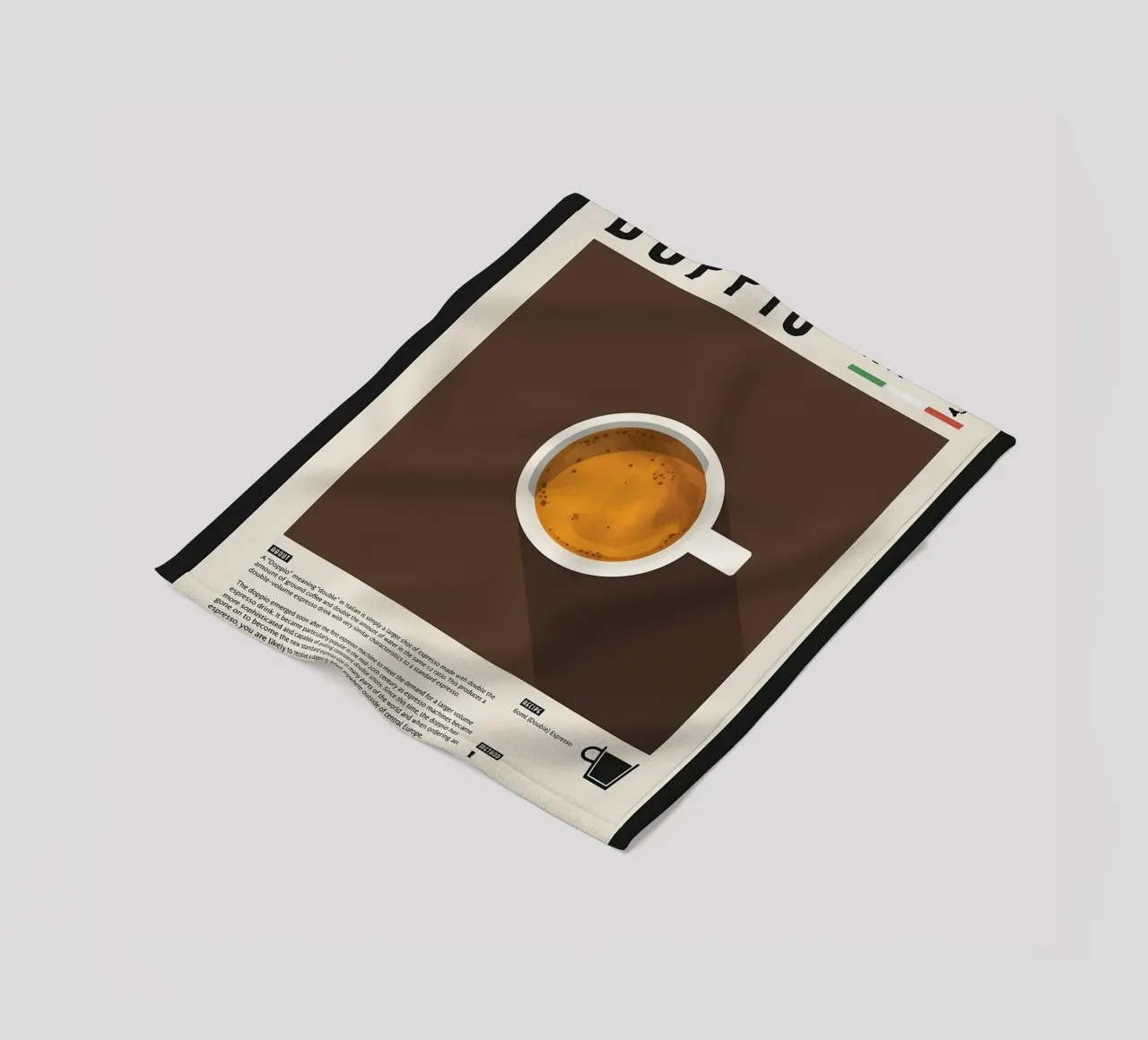 Doppio Espresso Poster coperta in pile da stewar