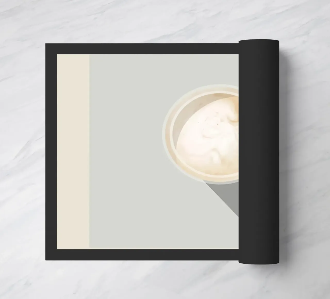 Poster del caffè Eiskaffee zerbino da stewar