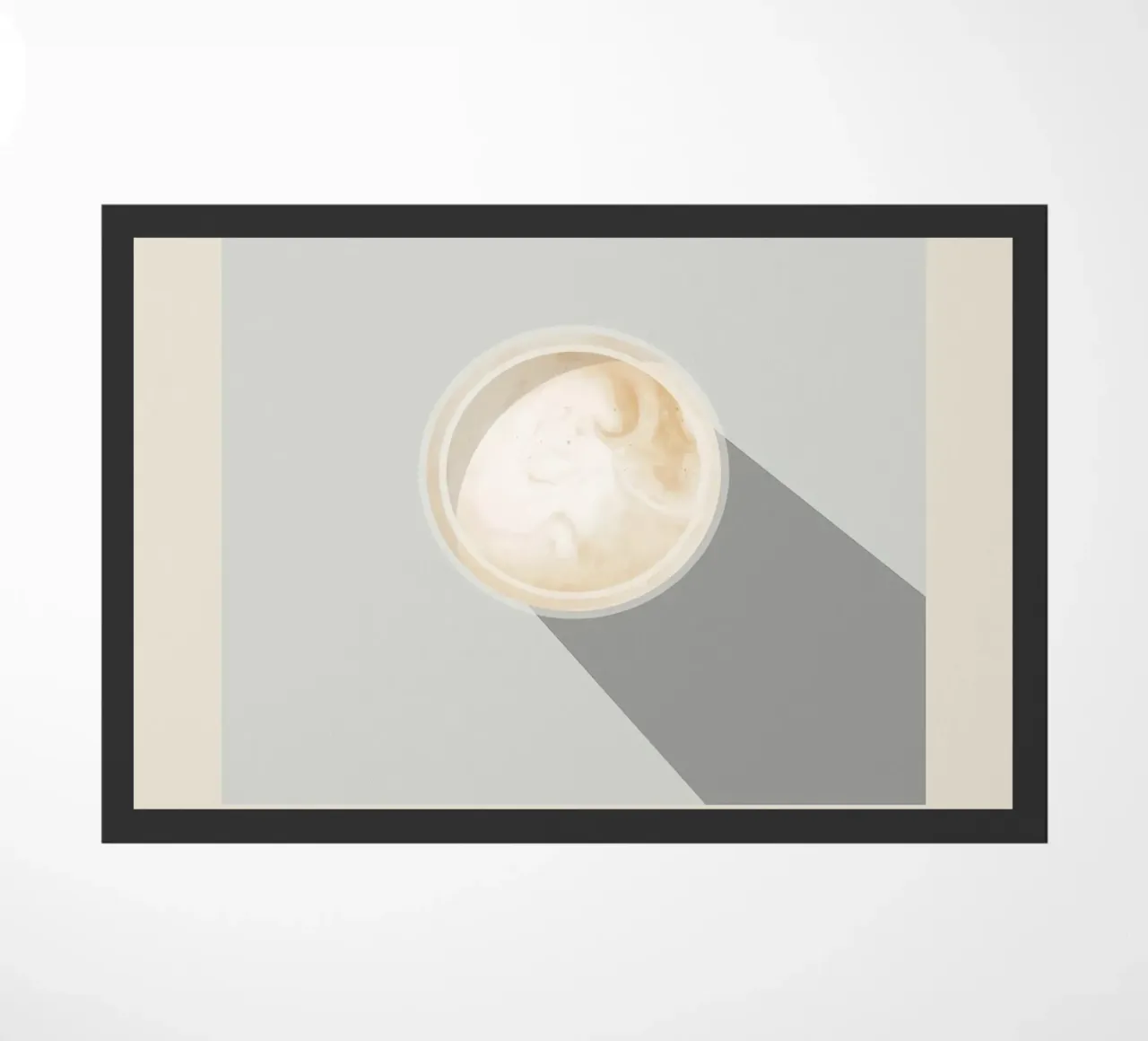 Poster del caffè Eiskaffee zerbino da stewar